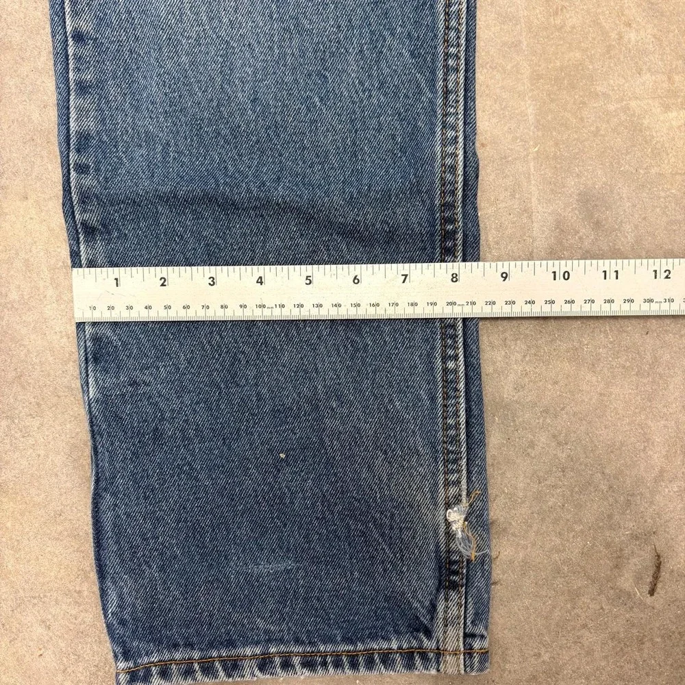 Levis 505 Mens Vintage 2000s Straight Leg Jeans W33 L30 Faded Distressed Y2K